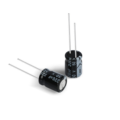 220µF 50V ±20% Aluminum Electrolytic Capacitor | Through-Hole 10×13mm