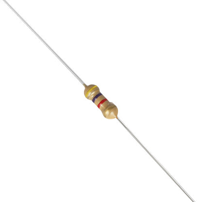 4.7KΩ ±5% Carbon Film Resistor  1/4W (0.25W) Through-Hole